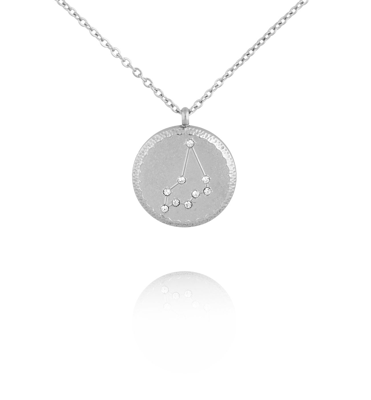 Naszyjnik z konstelacją Koziorożec srebrny - By Dziubeka