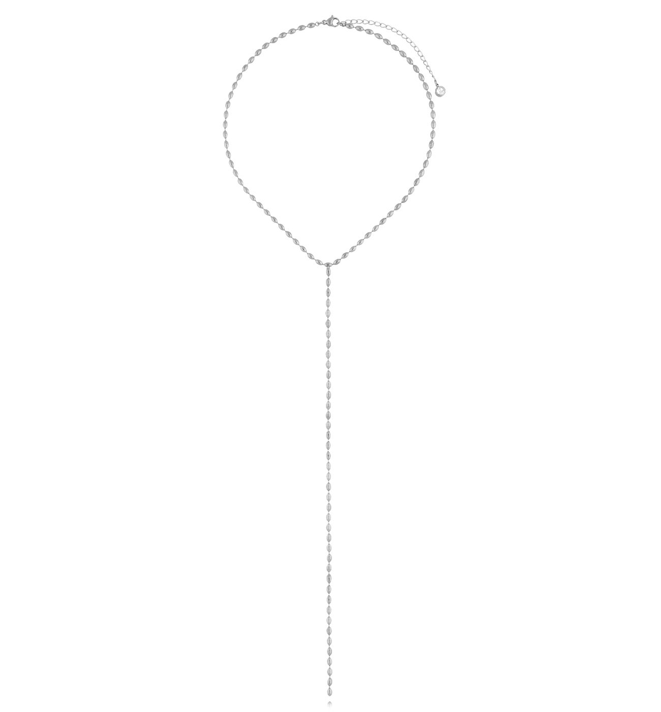 Naszyjnik z krawatką srebrny NSY0405 - By Dziubeka