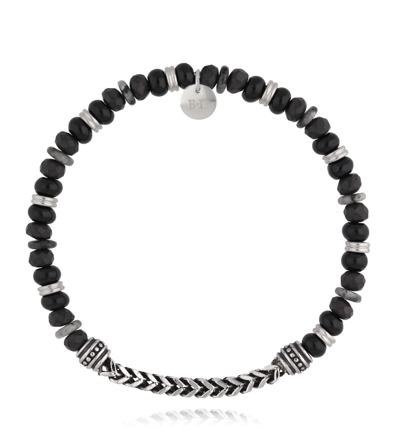 Bransoletka z agatami i labradorytami Gretter 95 - By Dziubeka