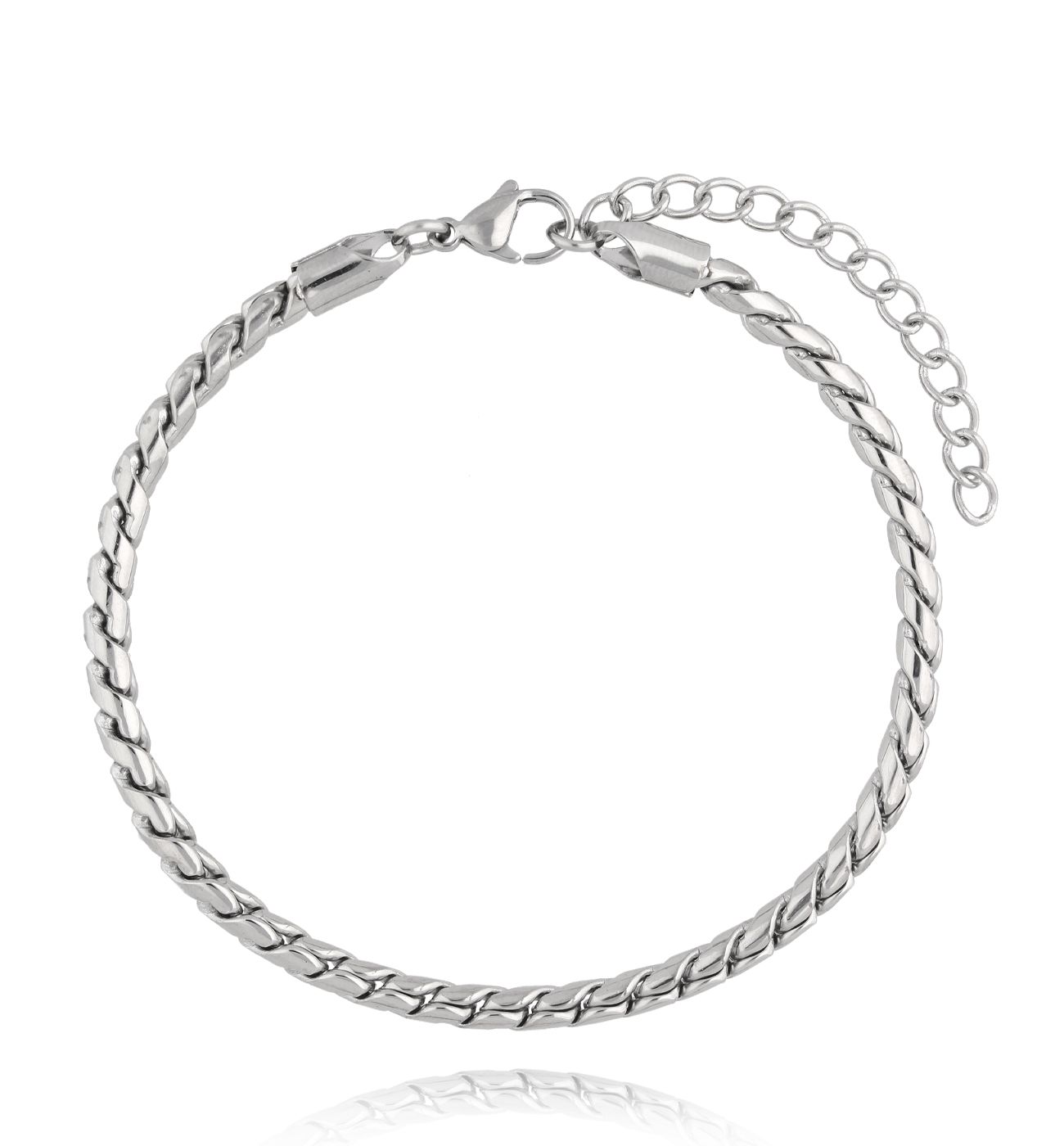 Bransoletka męska srebrny łańcuch Alrik 07 - By Dziubeka