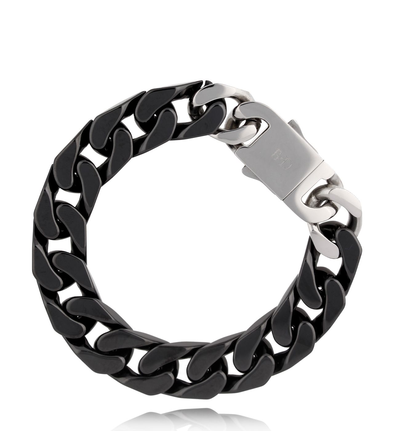 Bransoletka ceramiczna czarna Ghost BSA0377