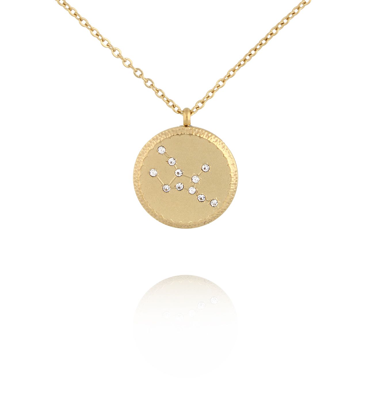 Naszyjnik z konstelacją Panna złoty NSA1440