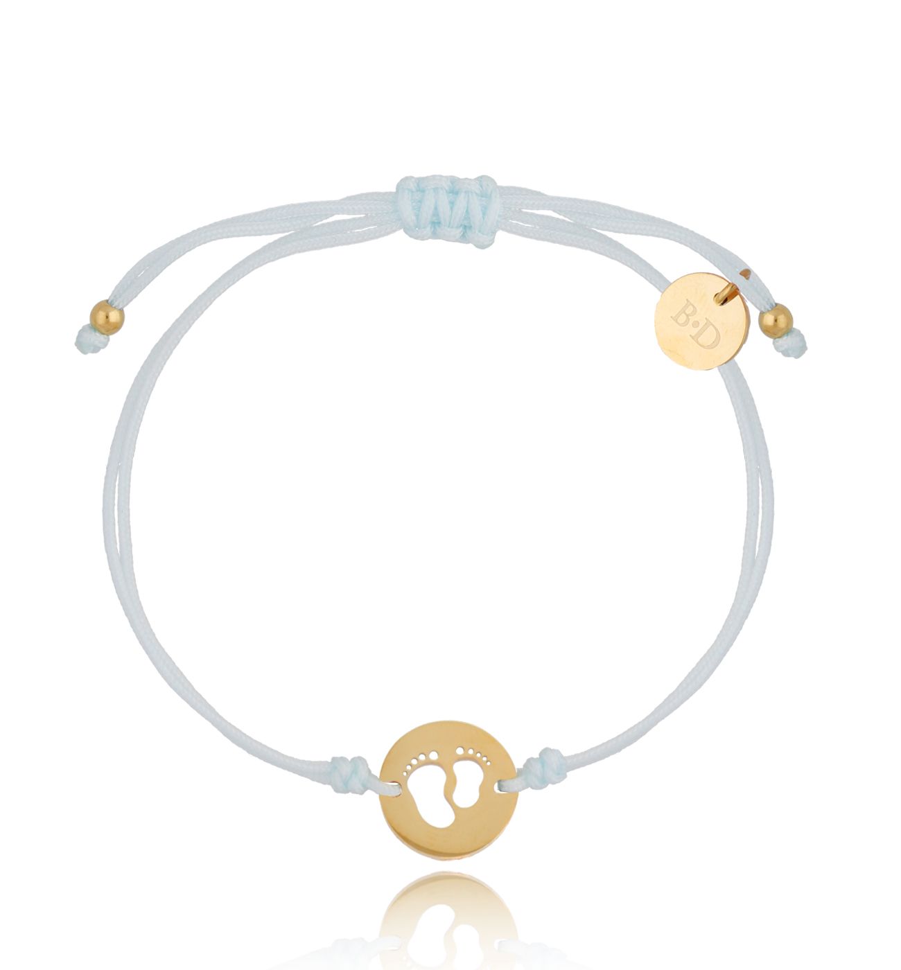 Bransoletka złota ze stópkami BGL0487