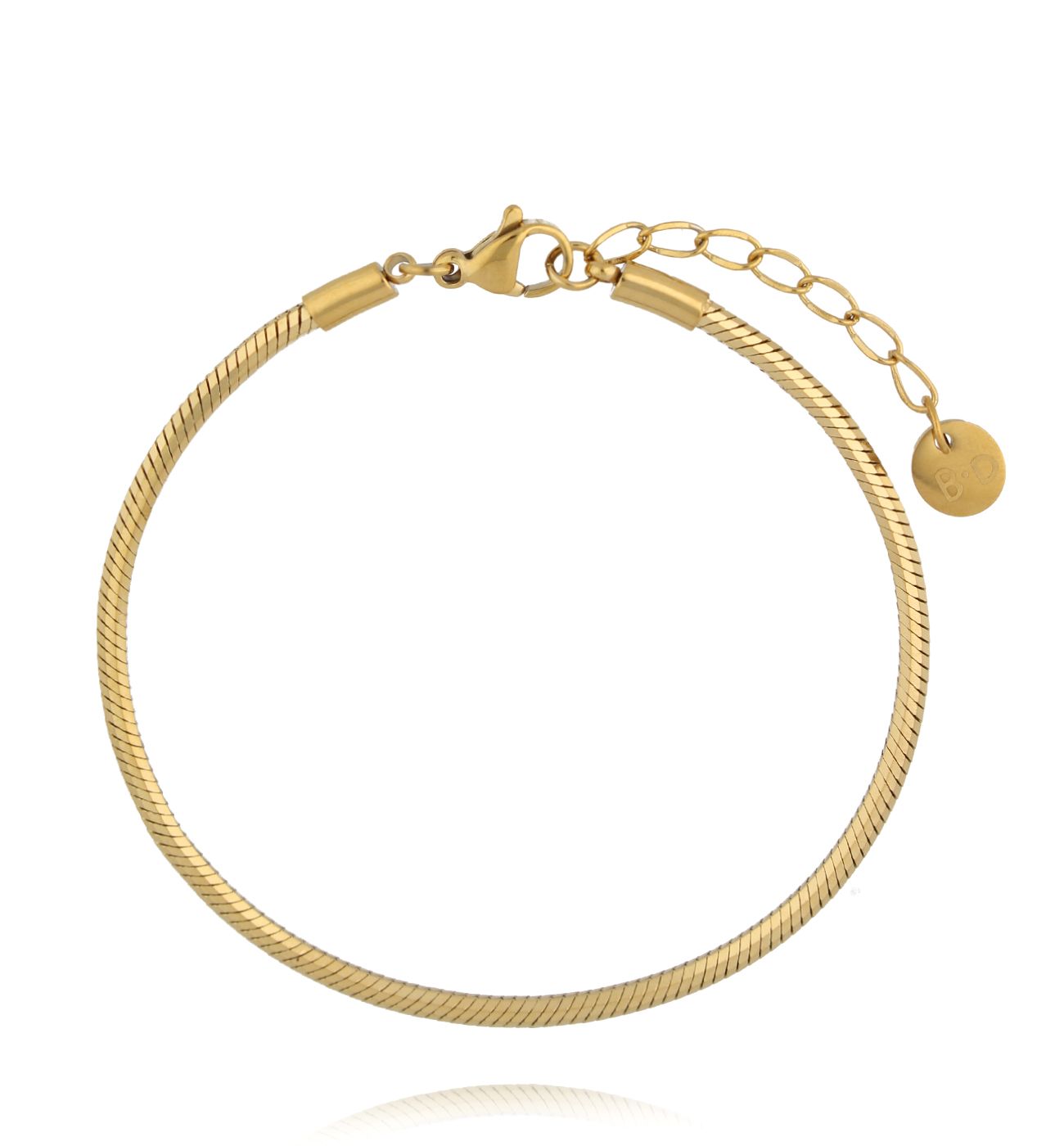 Bransoletka żmijka złota BSY0371 - By Dziubeka