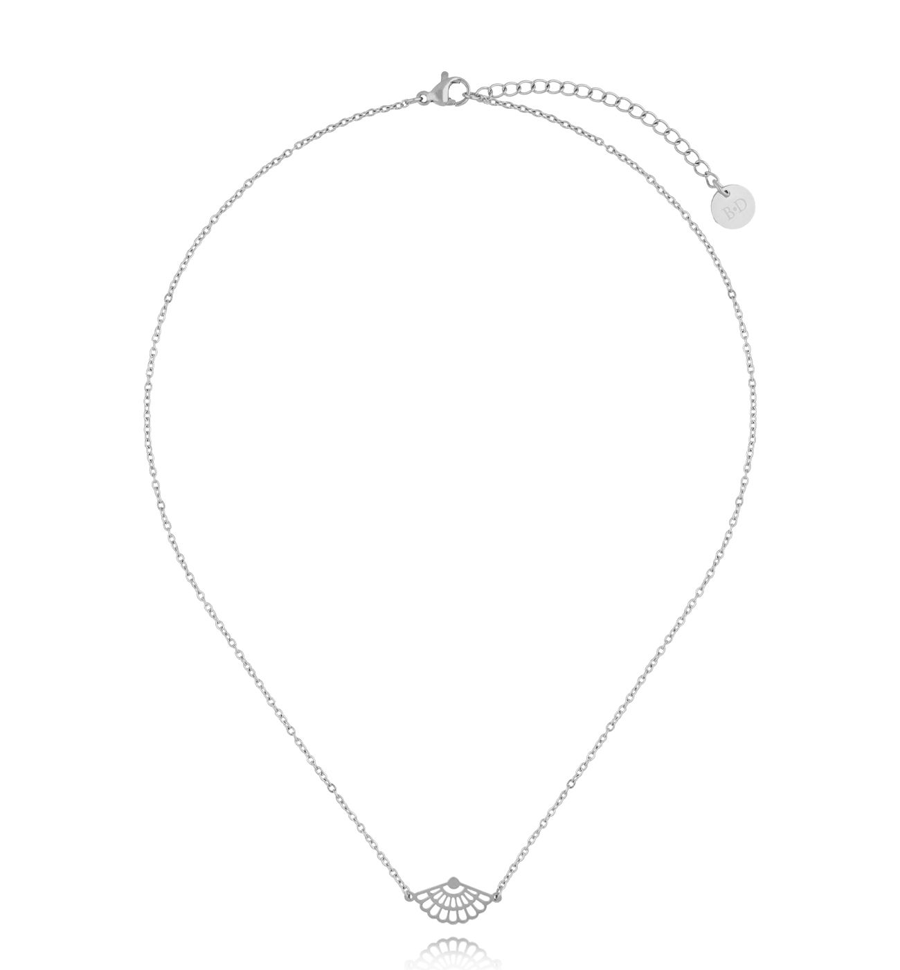 Naszyjnik srebrny z wachlarzem Penzima - By Dziubeka