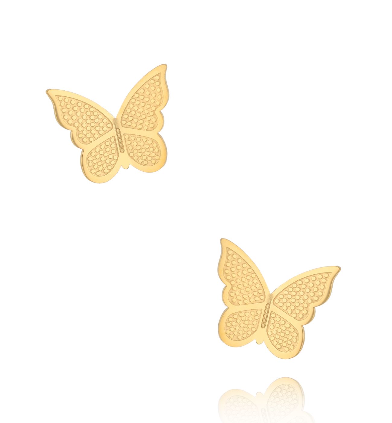 Kolczyki motylki złote KSA1935