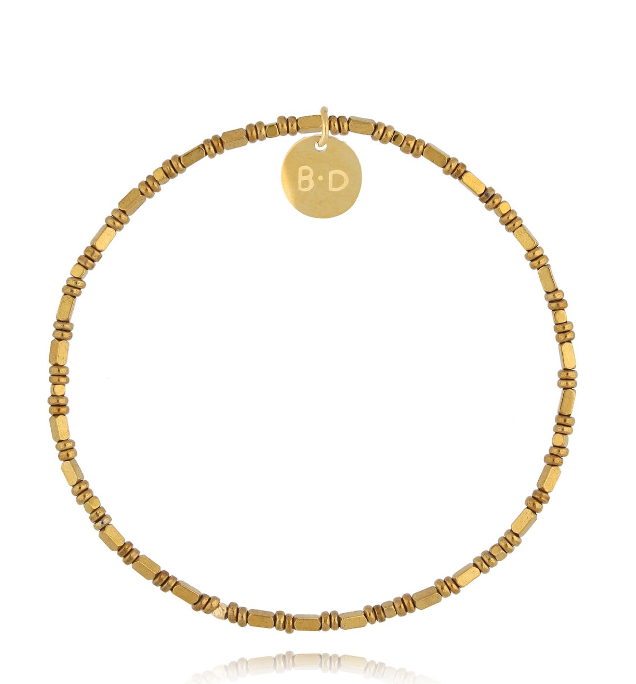 Bransoletka ze złotymi hematytami Ninon BTW2588