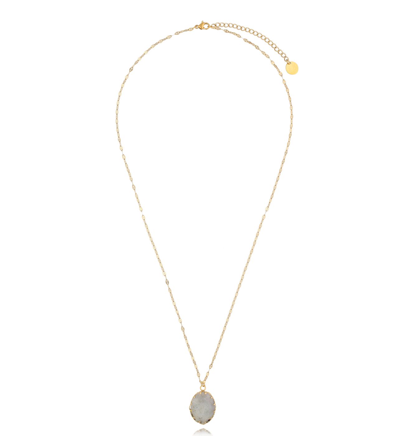 Naszyjnik długi z labradorytem Gunn NSY0116