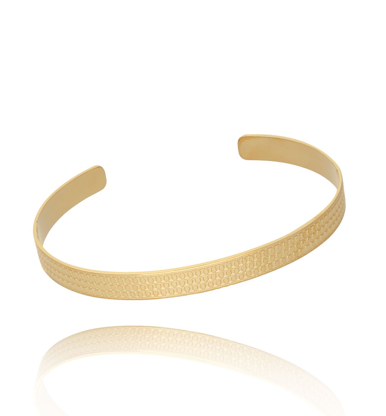 Bransoletka obręcz złota Gold Snake - By Dziubeka