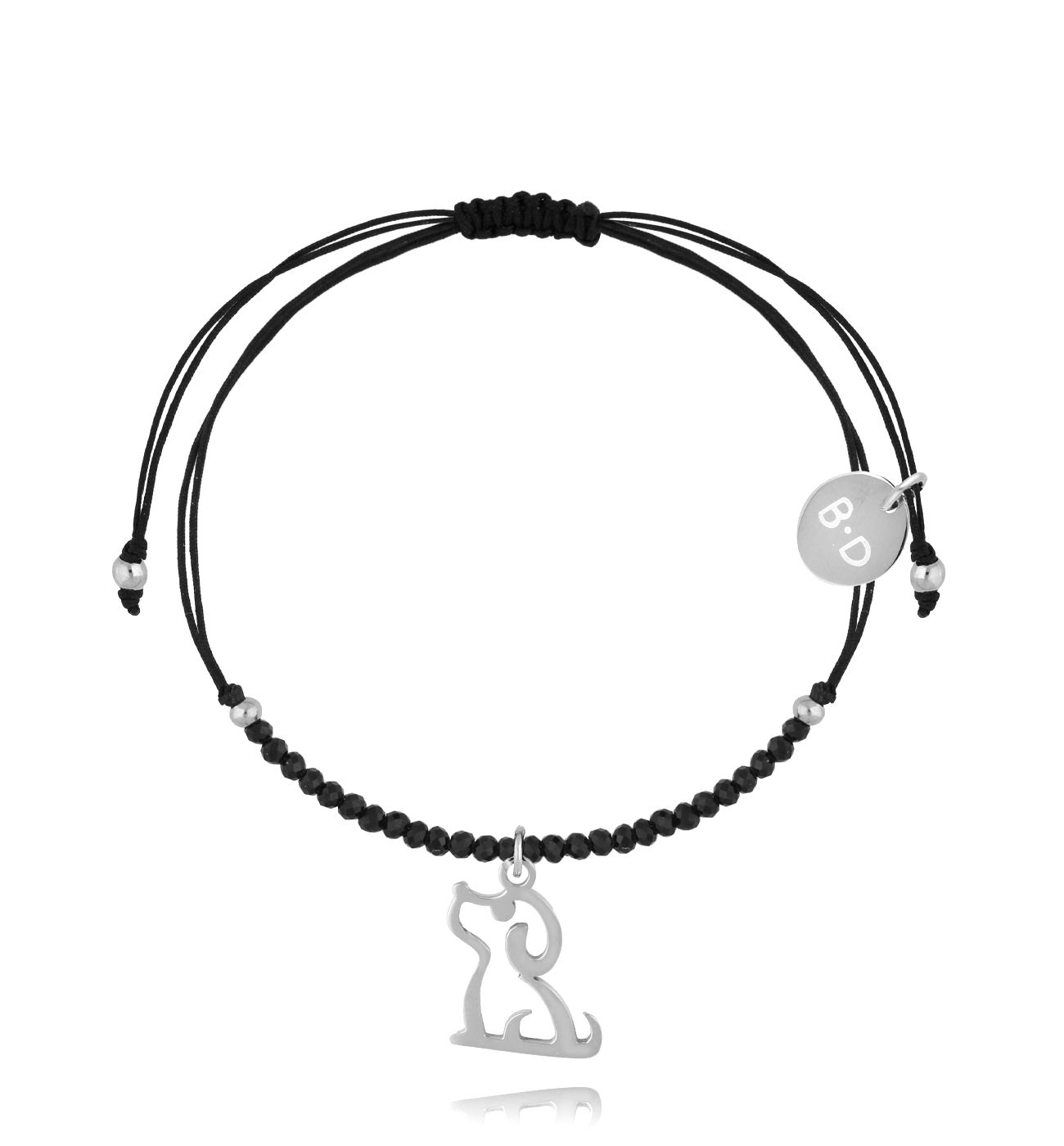 Bransoletka z turmalinami i srebrnym pieskiem Successo BMT0099 - By Dziubeka