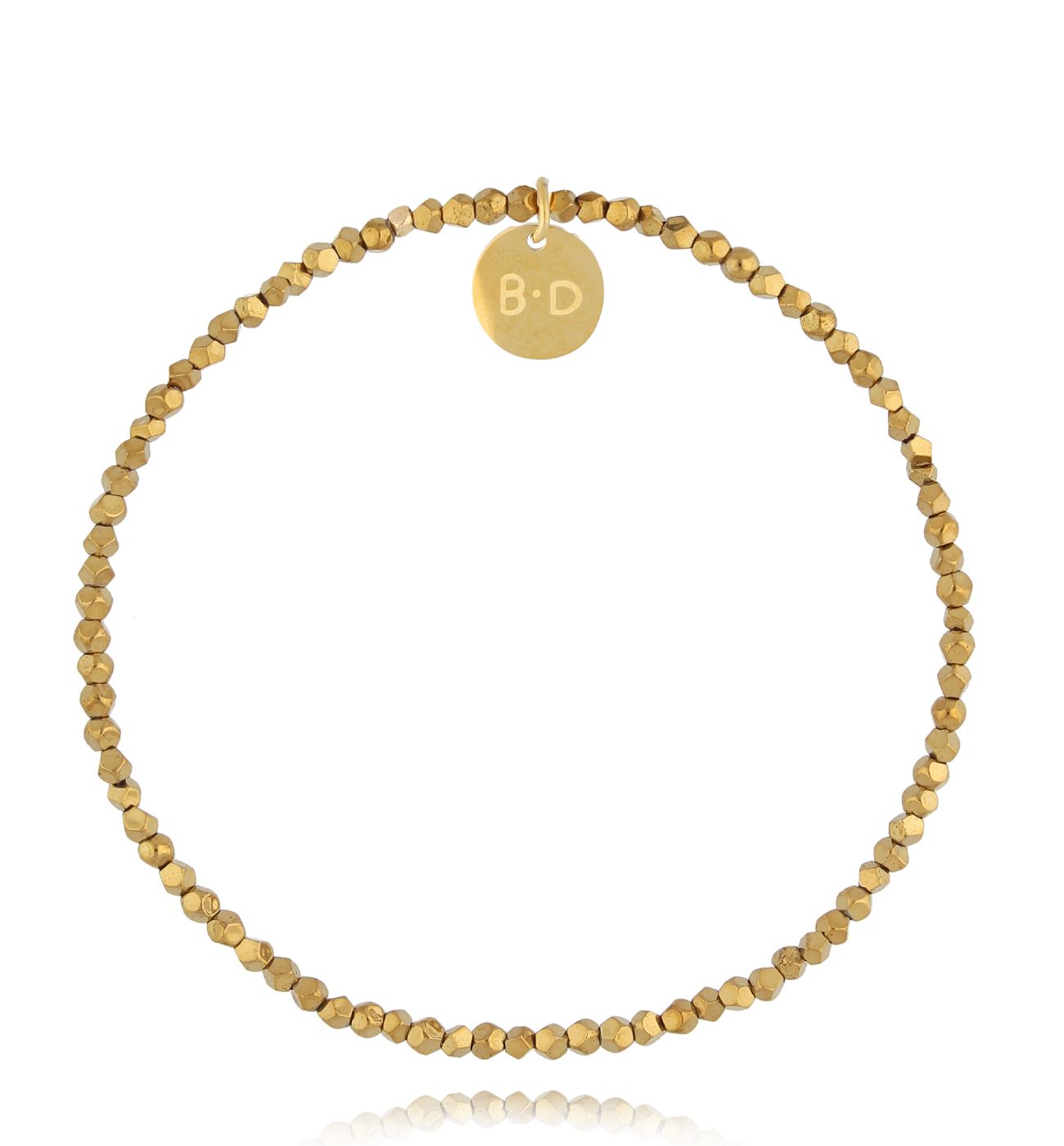 Bransoletka ze złotymi hematytami Irun - By Dziubeka