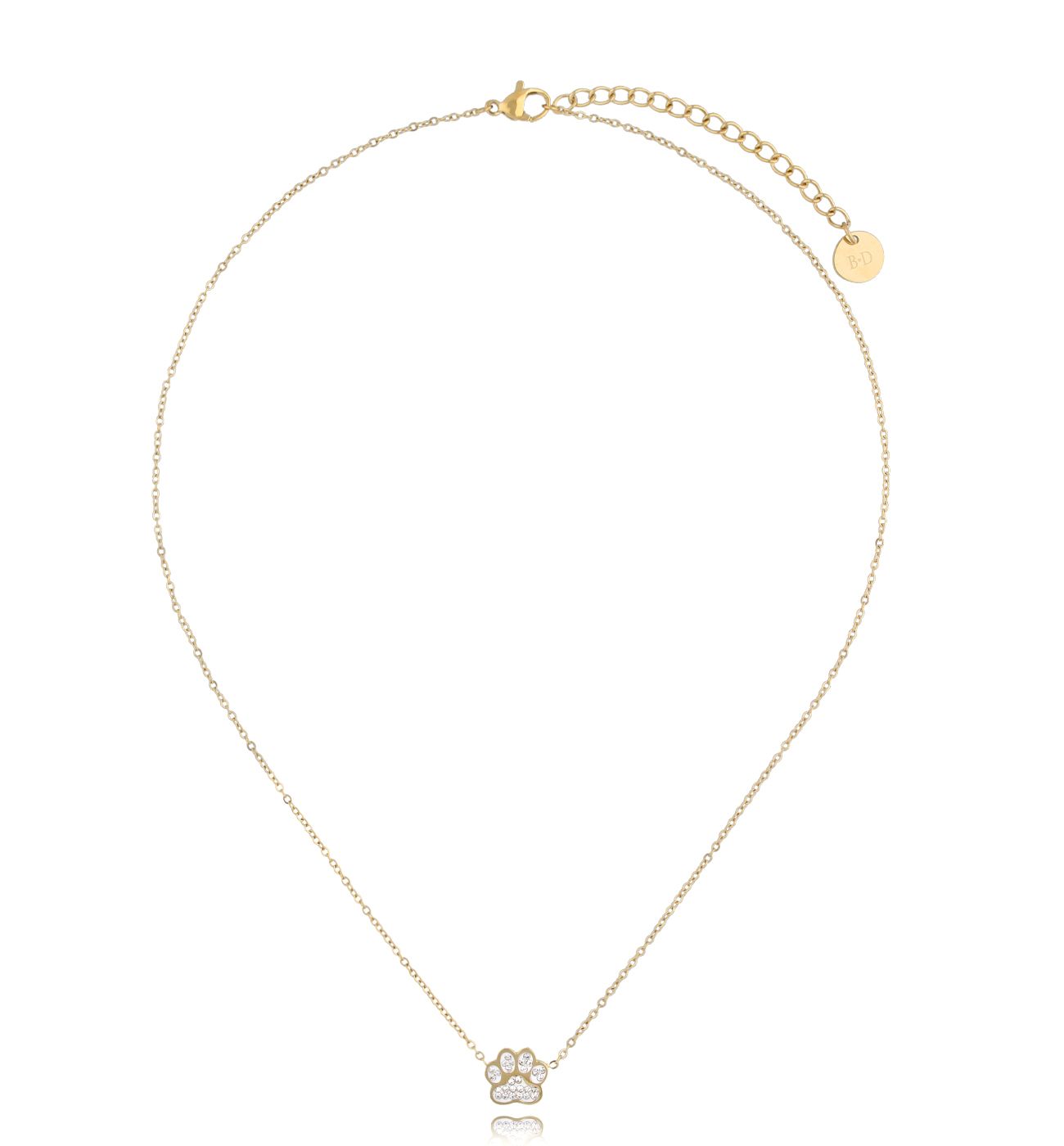 Naszyjnik złoty z łapką Hernando - By Dziubeka