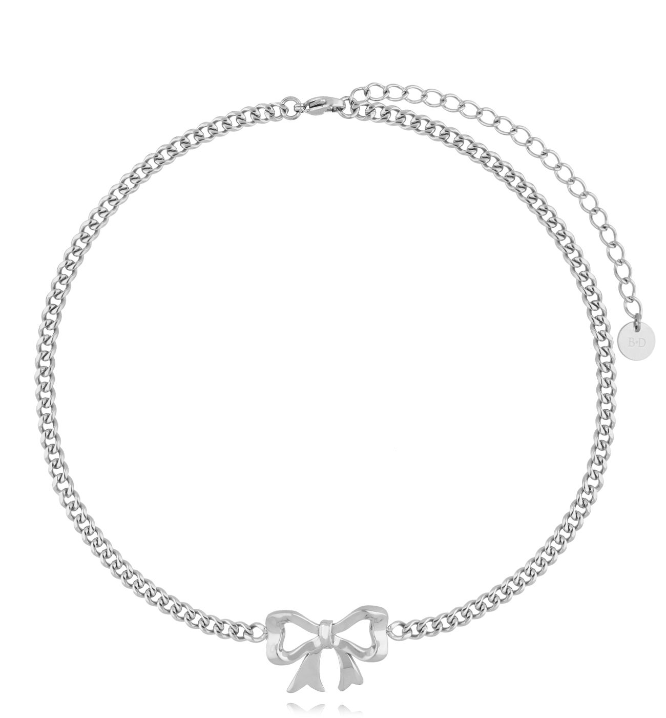 Naszyjnik z kokardką srebrny Fiocchi d'Amorei NSA1306