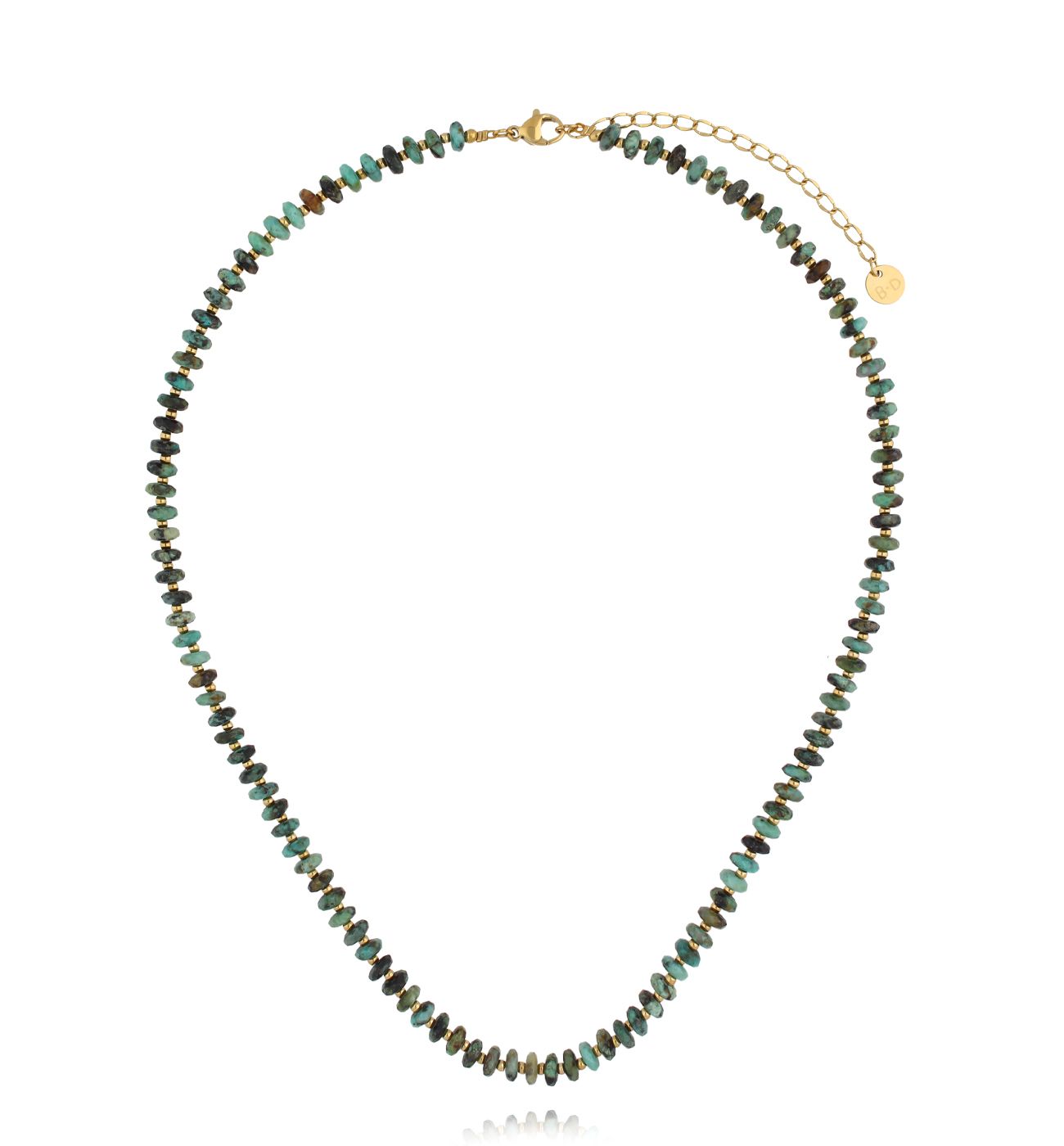 Naszyjnik z turkusami afrykańskimi - By Dziubeka