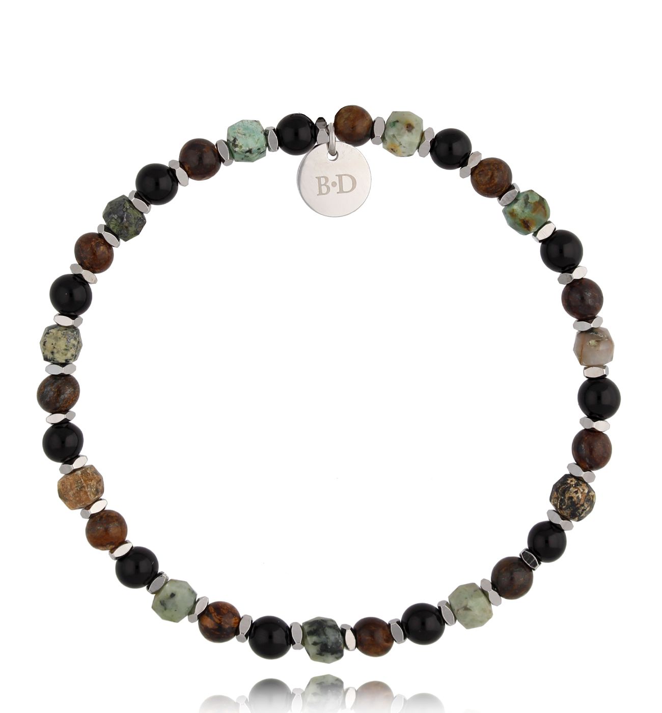 Bransoletka z kamieniami naturalnymi Highway 28 - By Dziubeka