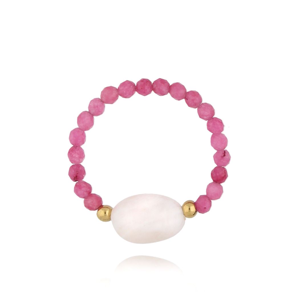 Pierścionek z różowymi turmalinami Winterstar PSC0435 - By Dziubeka