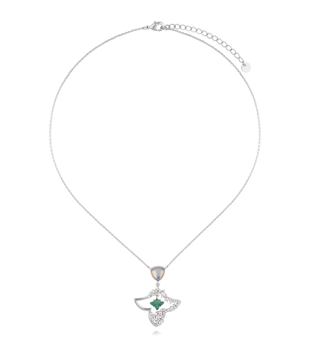 Naszyjnik z zawieszką srebrny NLU0020