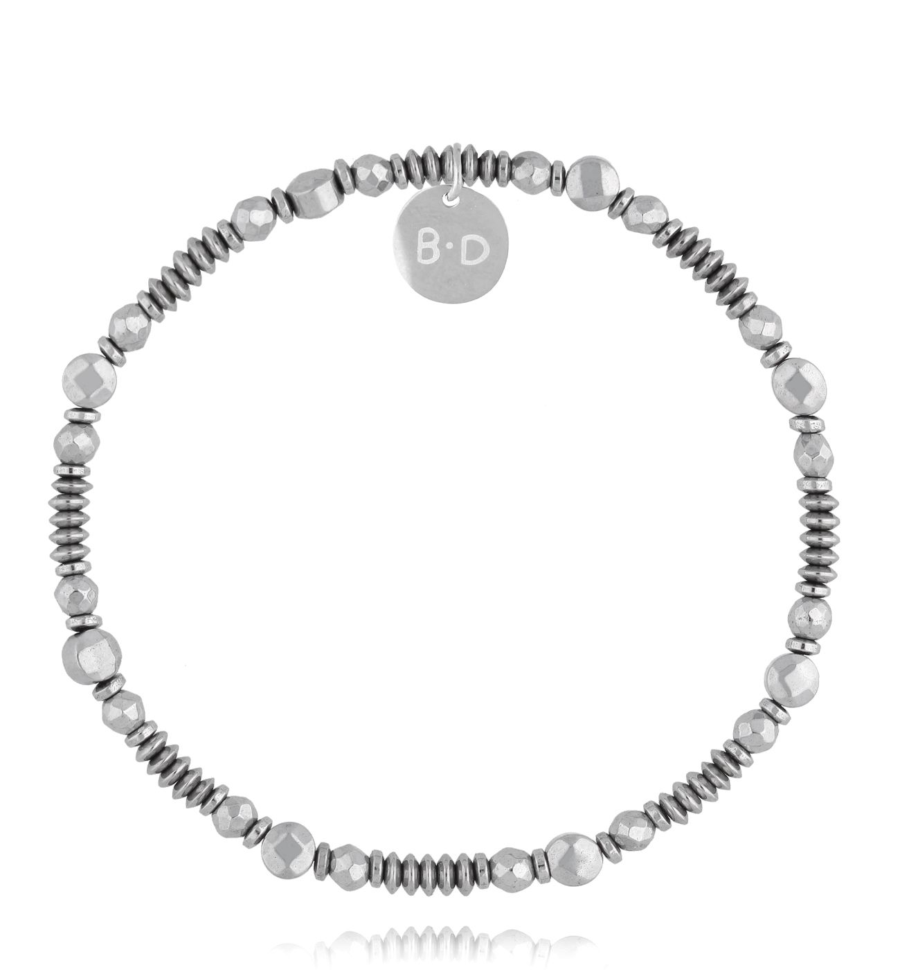 Bransoletka z hematytami - By Dziubeka