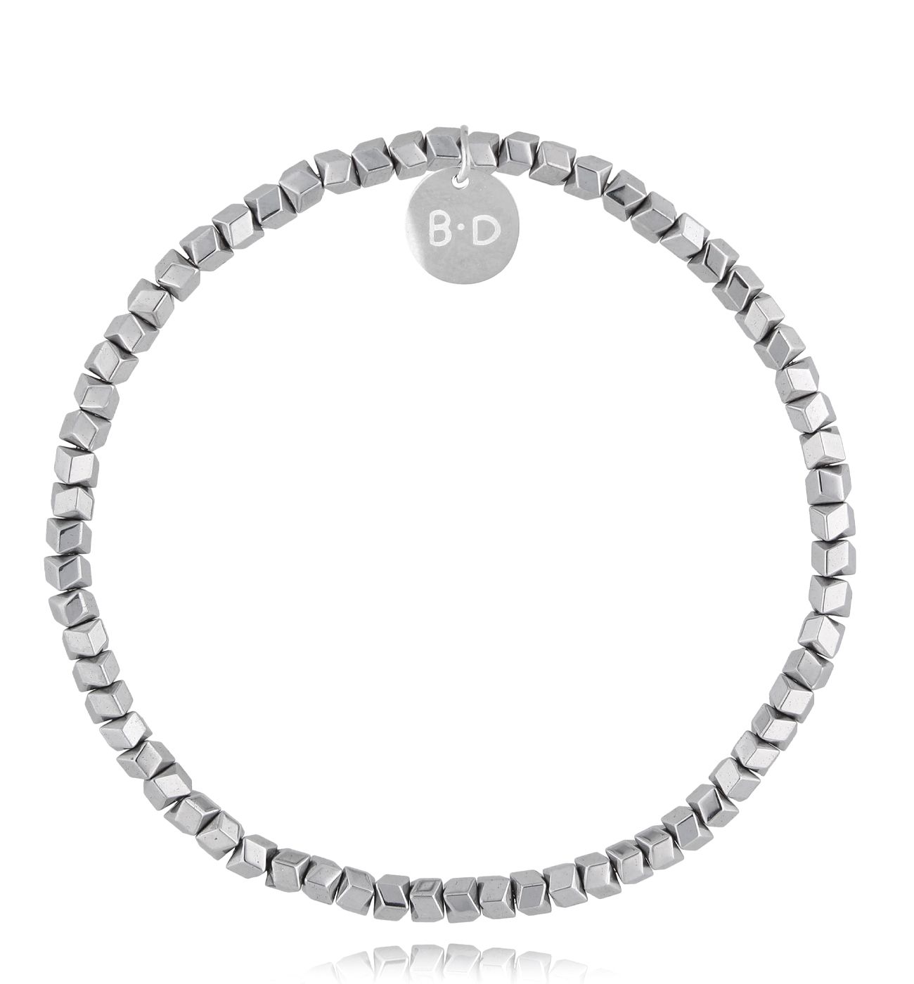 Bransoletka ze srebrnymi hematytami Sparkle BTW2345