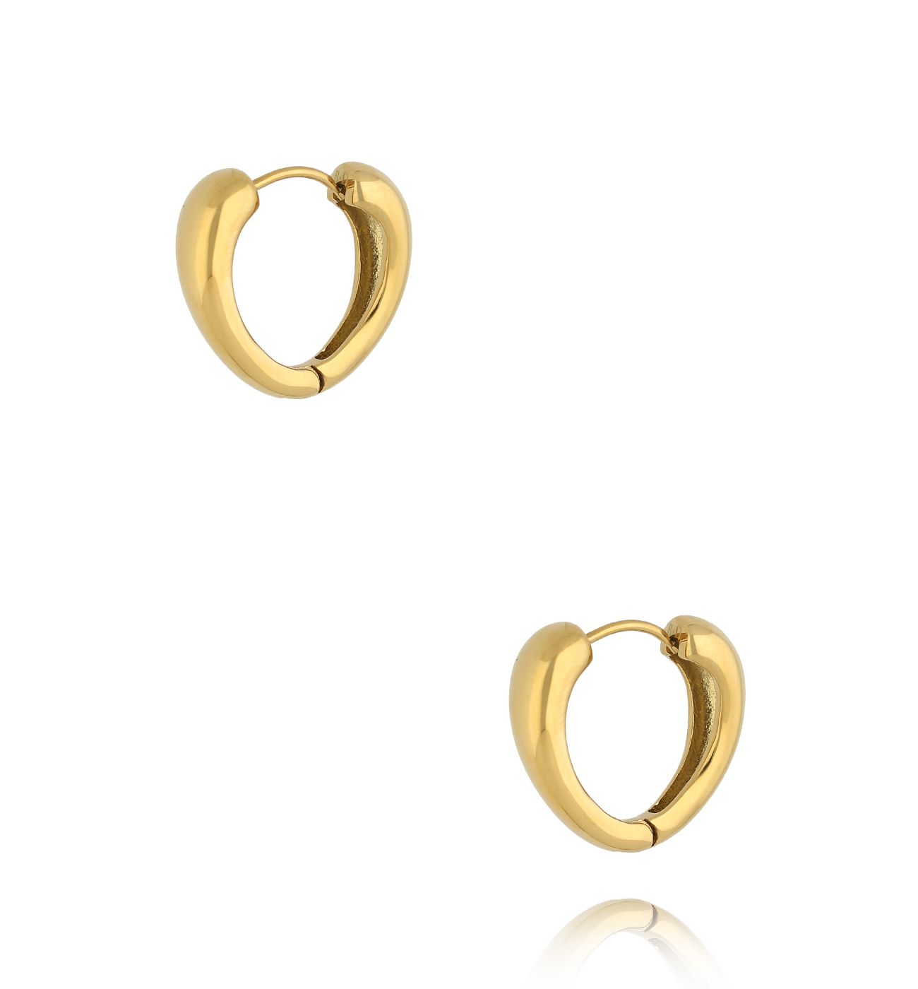 Kolczyki złote Mini Hoops - By Dziubeka
