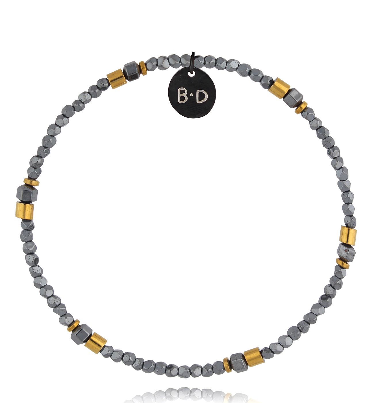 Bransoletka z hematytami - By Dziubeka