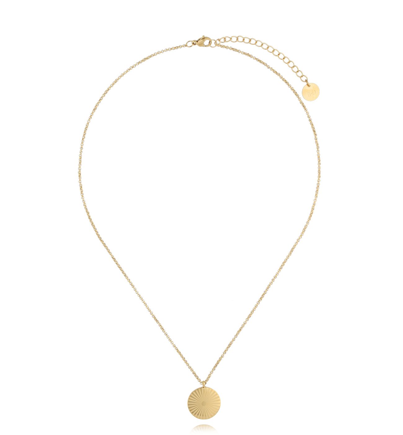 Naszyjnik złoty z zawieszką Hug NSA0828