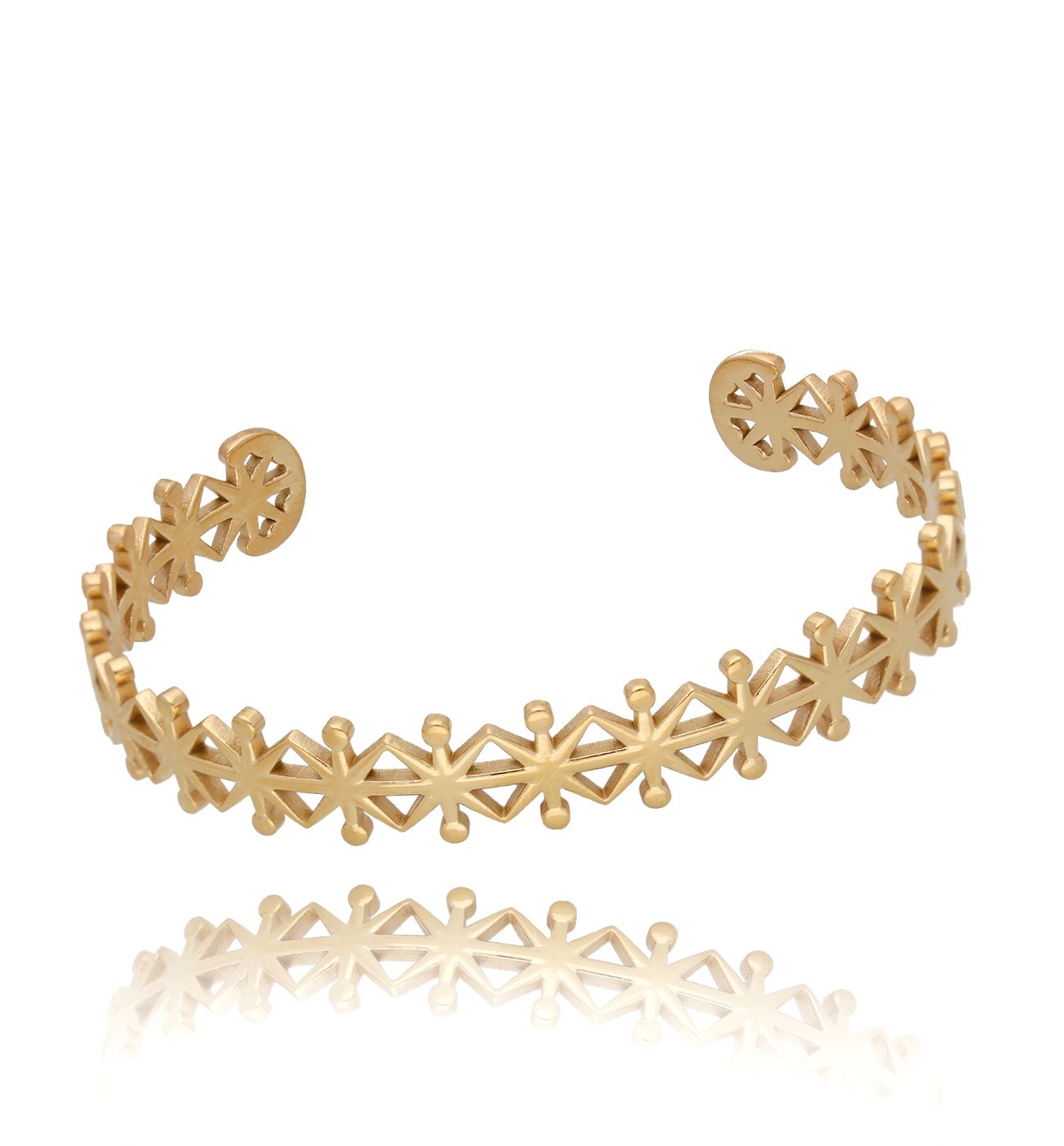 Bransoletka obręcz złota Beth - By Dziubeka