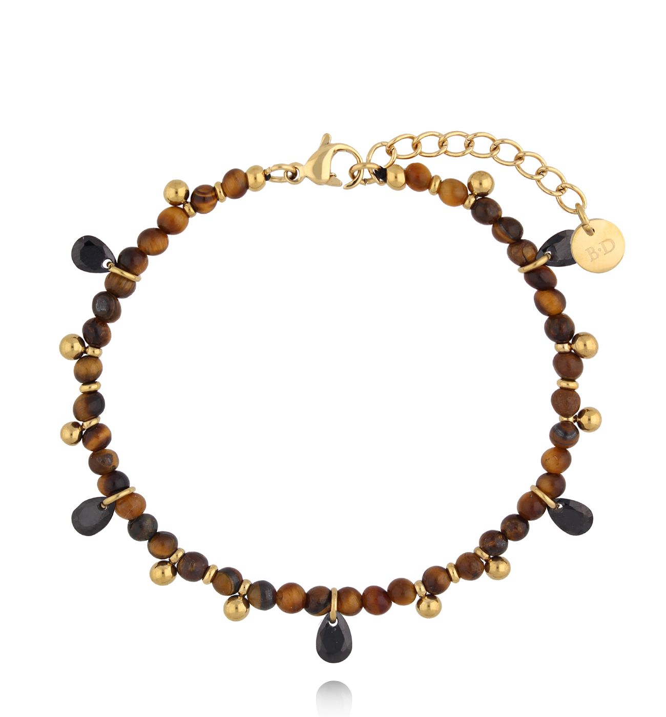 Bransoletka z tygrysim okiem - By Dziubeka