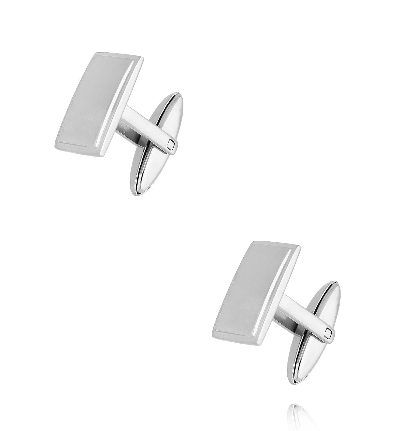 Spinki do mankietów srebrne SMITC0011 - By Dziubeka