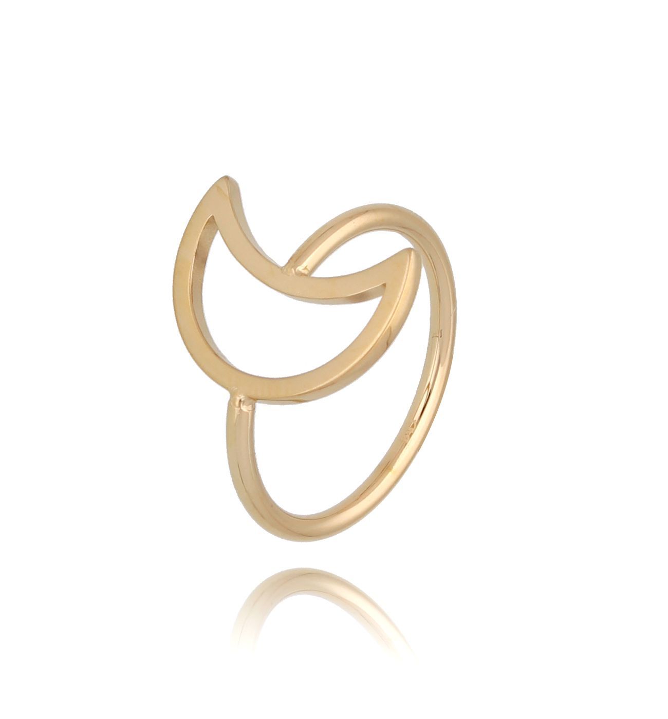 Pierścionek z księżycem złoty Dayax PSA0271