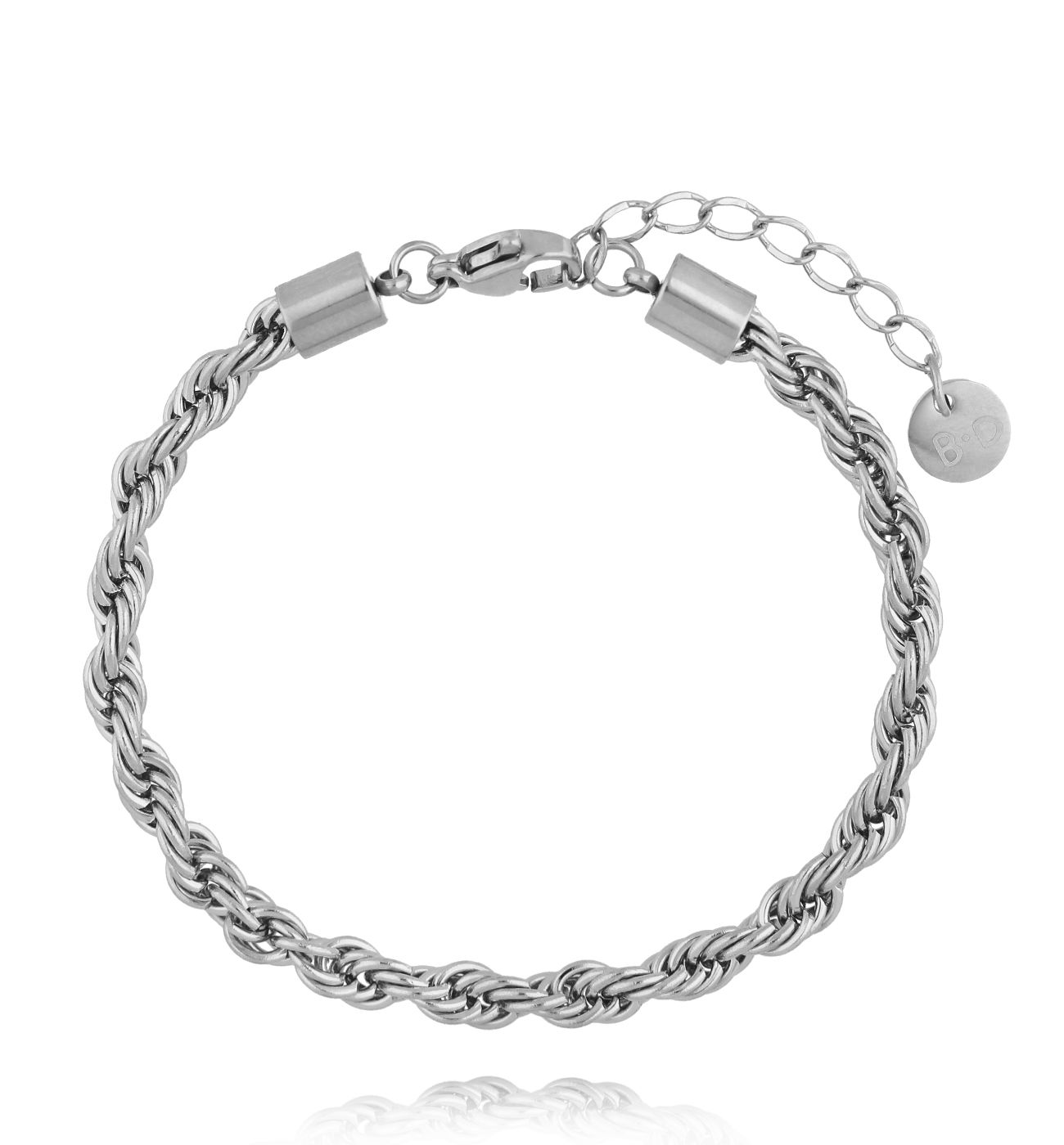 Bransoletka z łańcuszkiem srebrna BSY0350