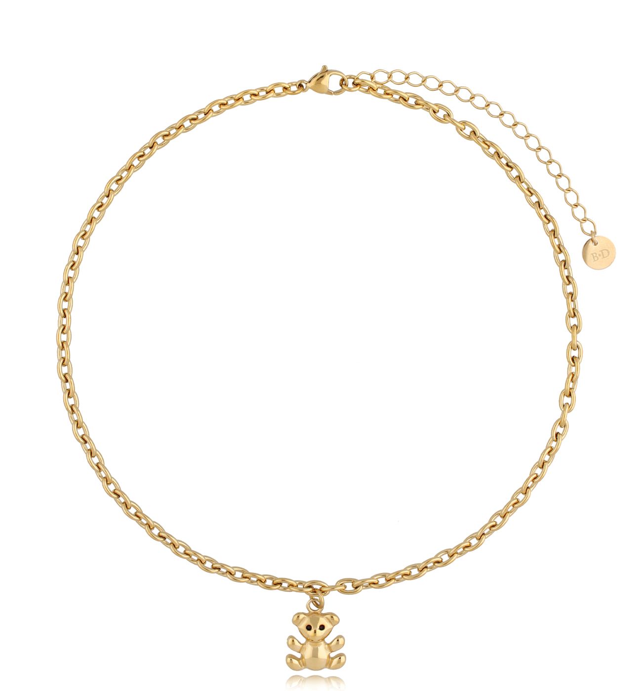 Naszyjnik złoty z misiem Yona Bear NSA0456