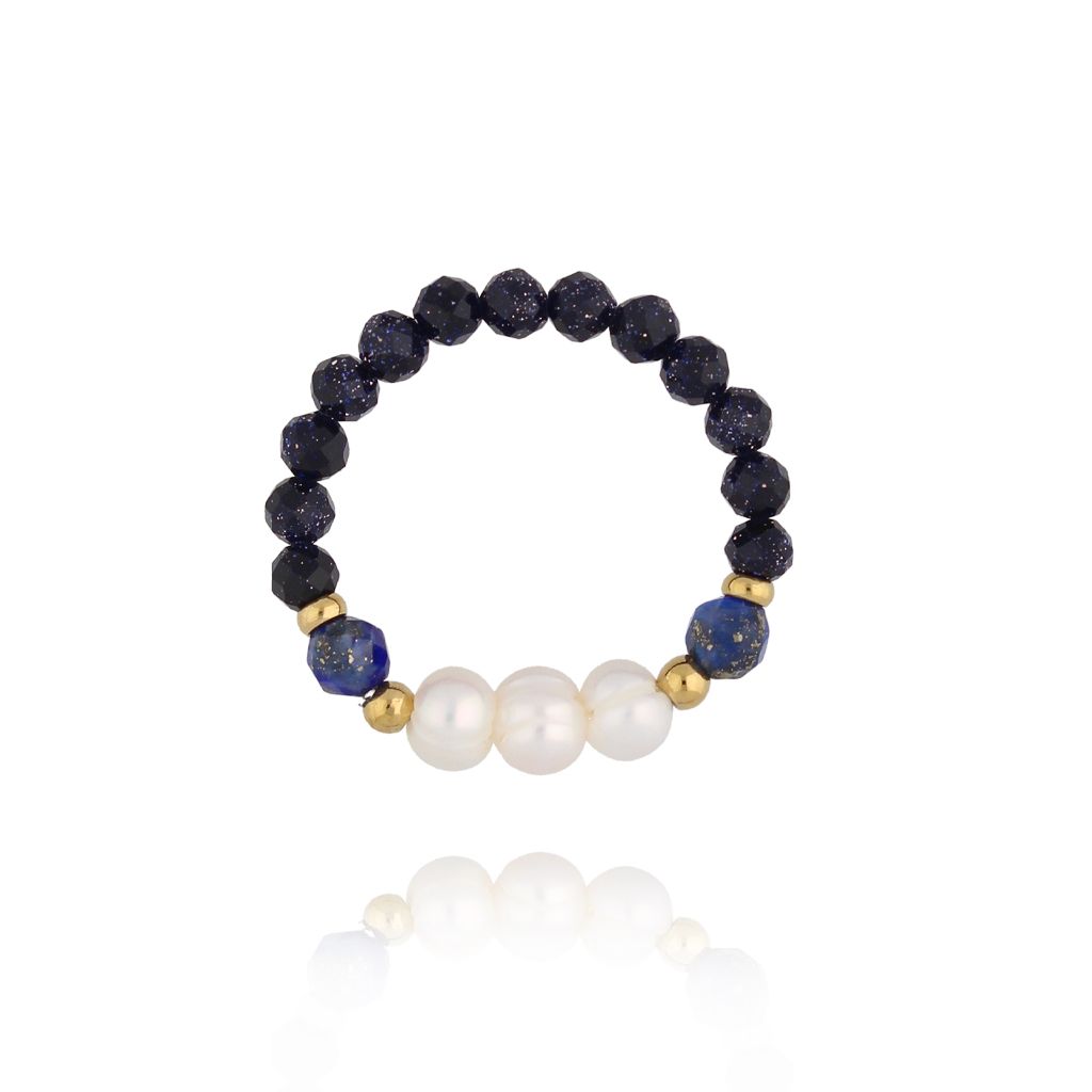 Pierścionek elastyczny z Nocą Kairu PTW0527