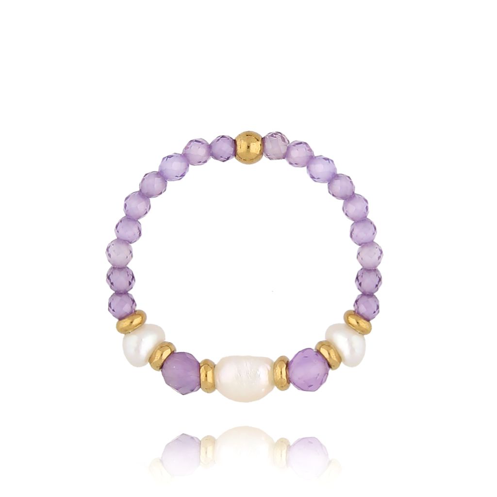 Pierścionek z jadeitami Morelia PSC0453