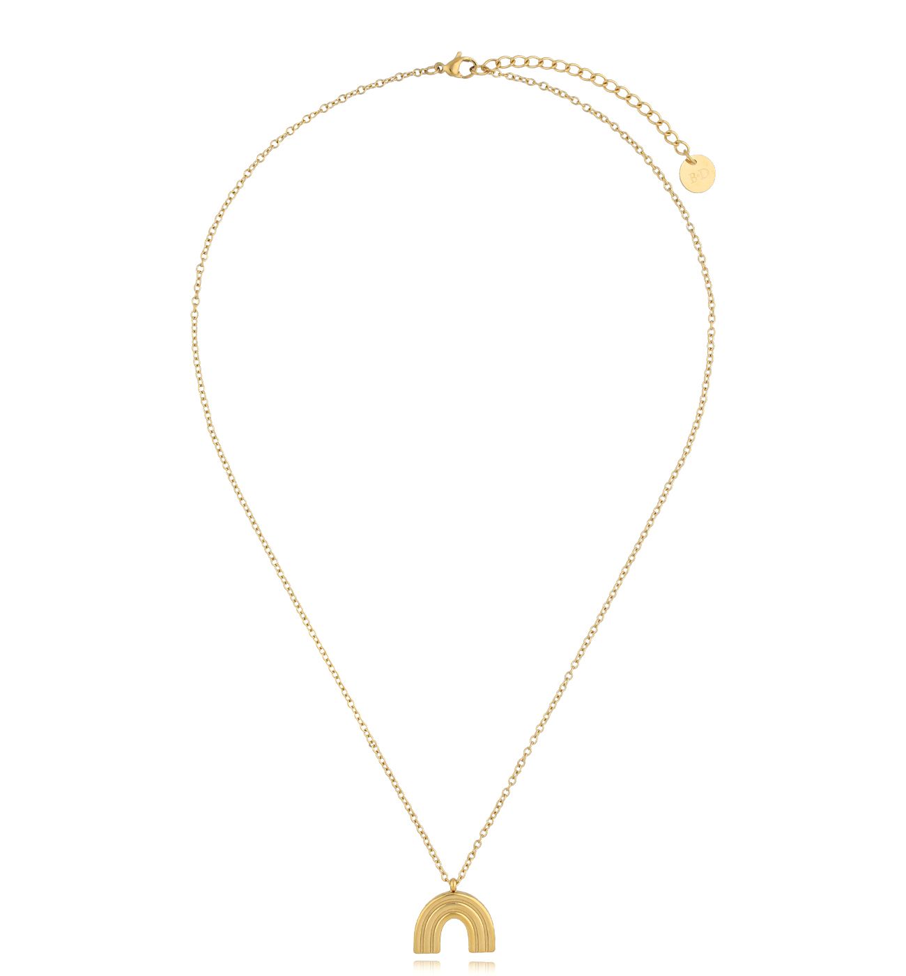 Naszyjnik złoty z tęczą Liberta - By Dziubeka