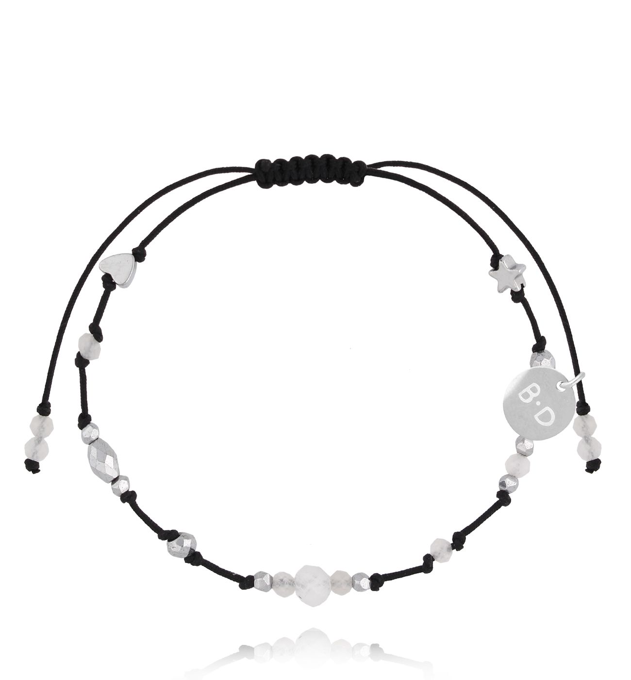 Bransoletka z kwarcami i hematytami BMT0280