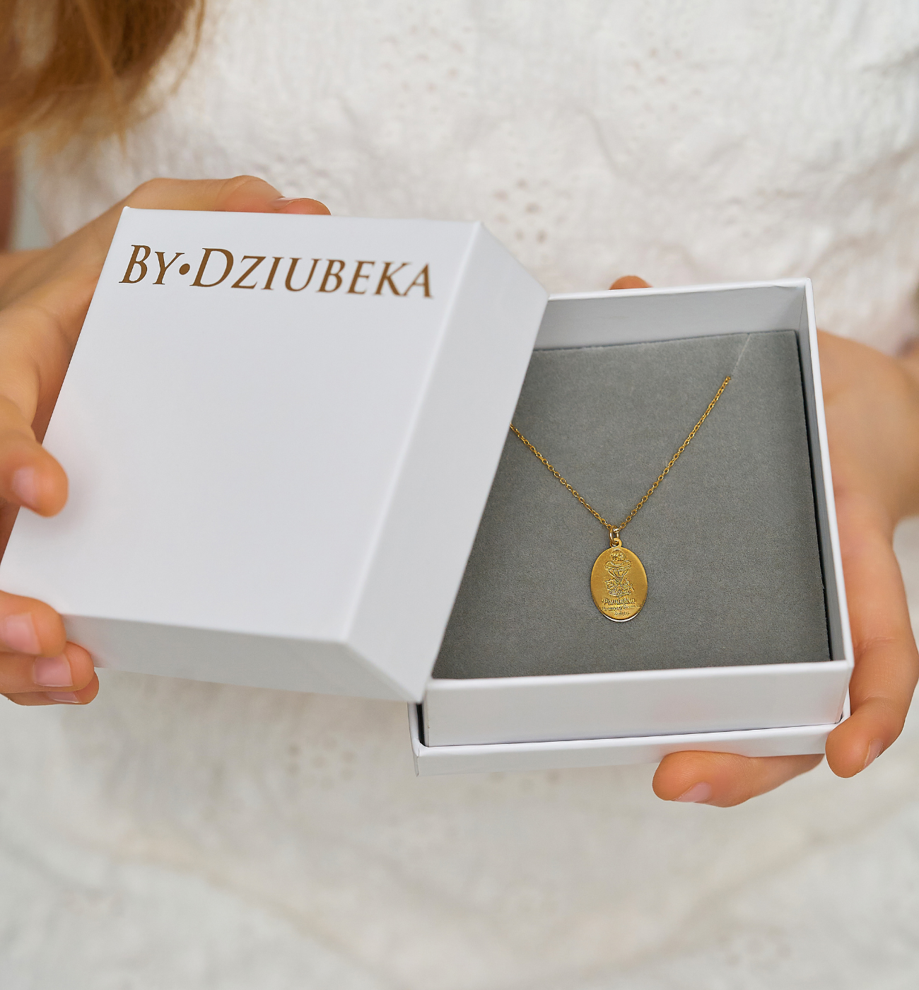 Naszyjnik złoty Holy Communion - By Dziubeka