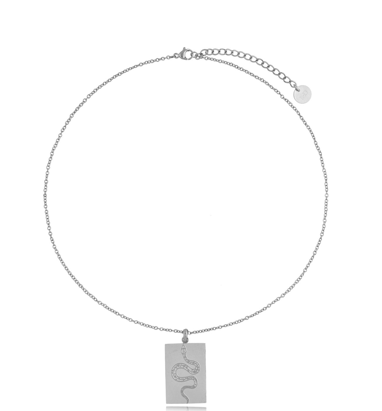 Naszyjnik srebrny z wężem Mystic NSA0349