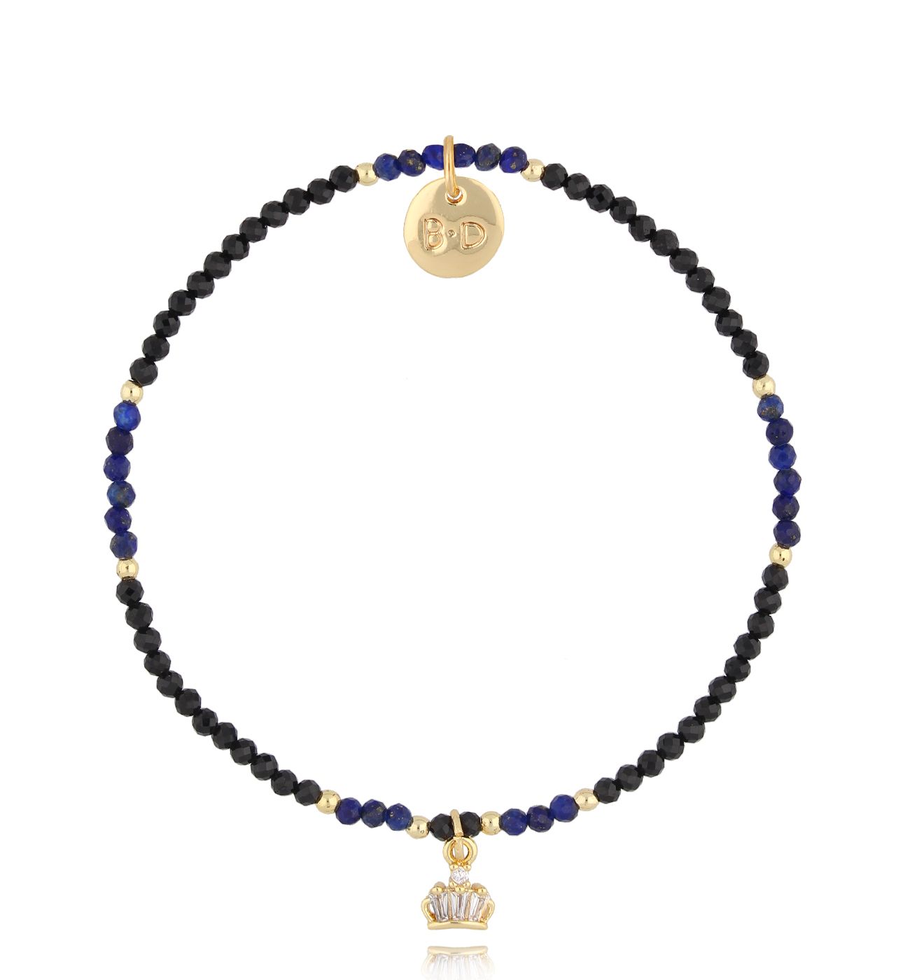 Bransoletka z turmalinami i koroną Cimarron - By Dziubeka