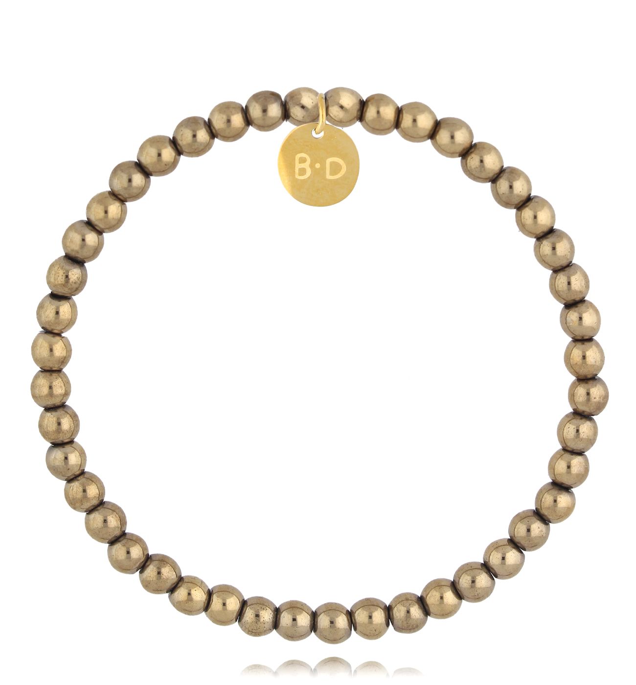 Bransoletka z hematytami złotymi damska Fane - By Dziubeka