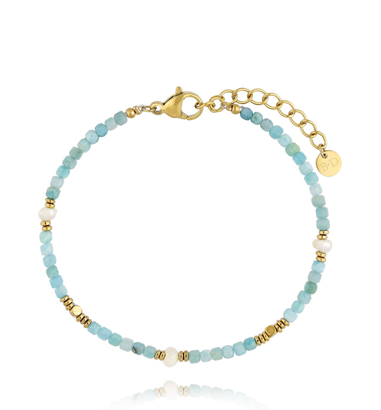 Bransoletka z amazonitami Serenity BPA0456