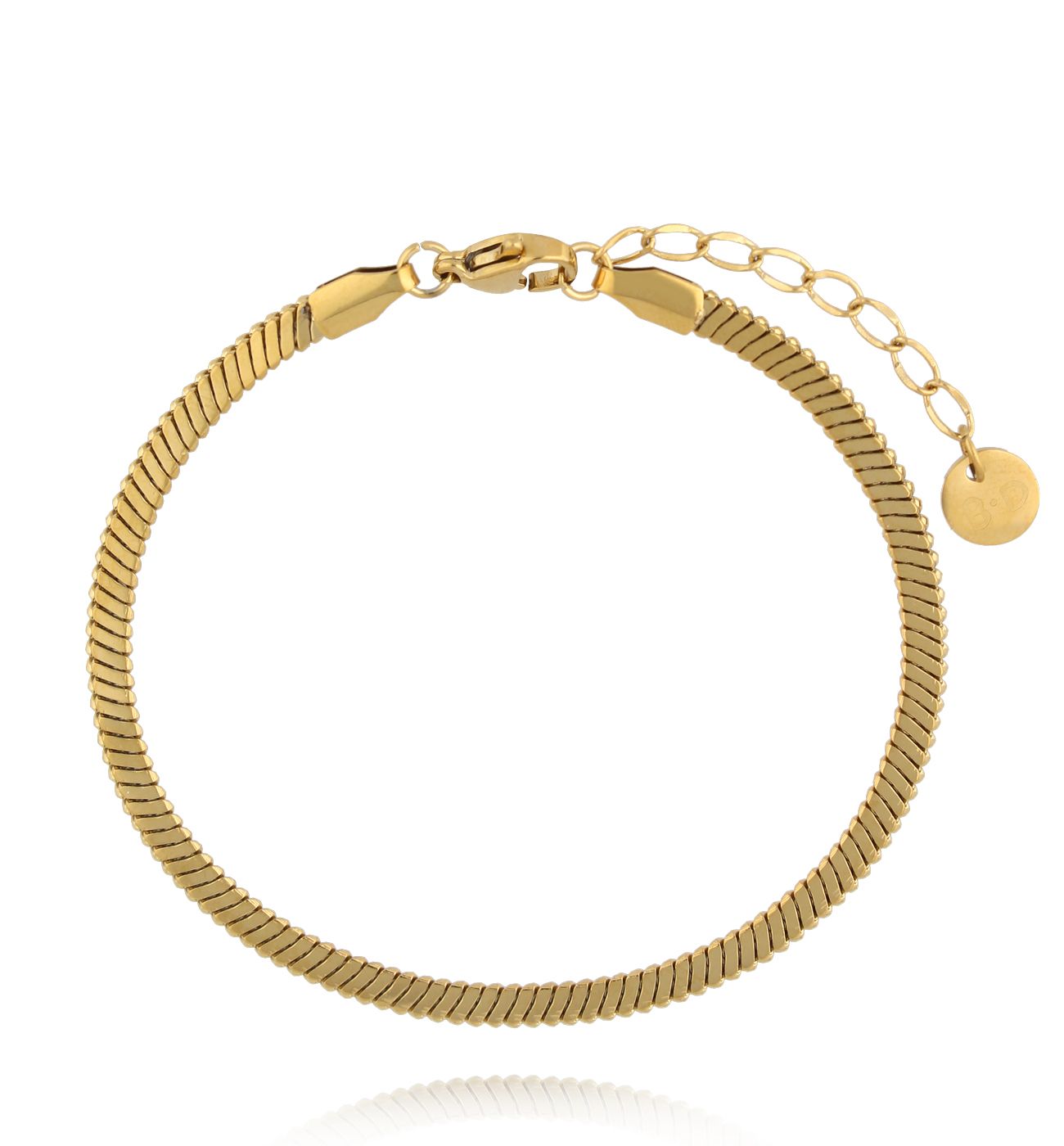 Bransoletka żmijka złota BSY0367