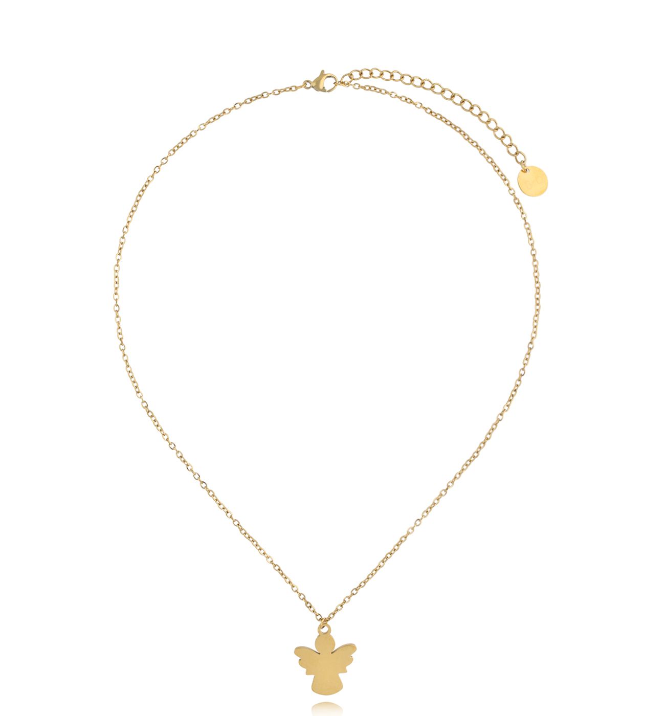 Naszyjnik złoty z aniołkiem Golden Rays NSA0904