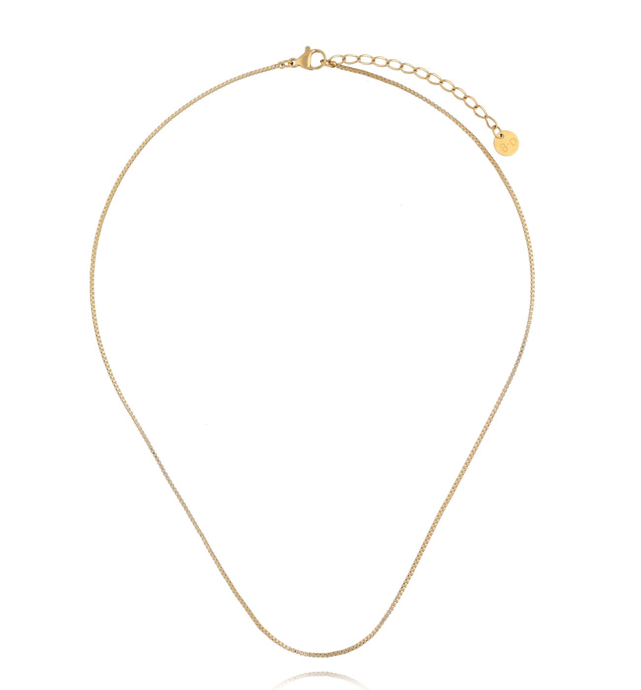 Naszyjnik złoty łańcuszek NSY0543 - By Dziubeka