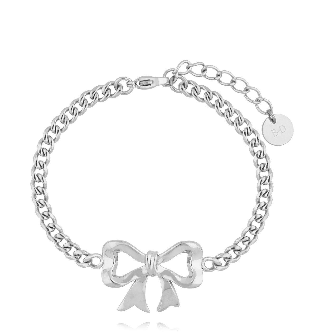 Bransoletka z kokardką srebrną Fiocchi d'Amore BSA0760