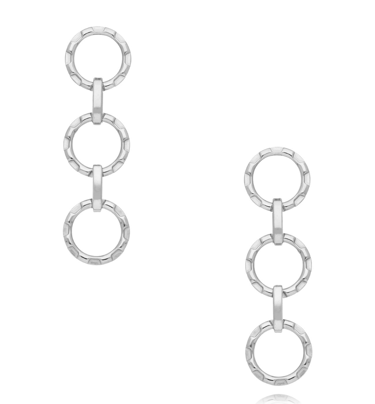 Kolczyki z kółkami srebrne KSY0513