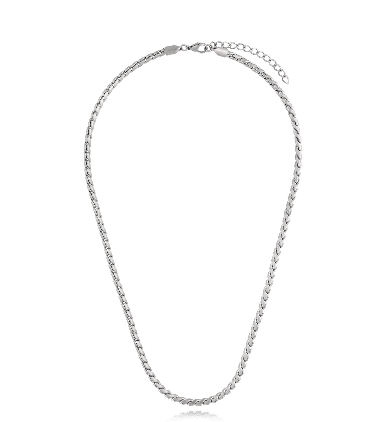 Naszyjnik srebrny łańcuch Hrodi - By Dziubeka