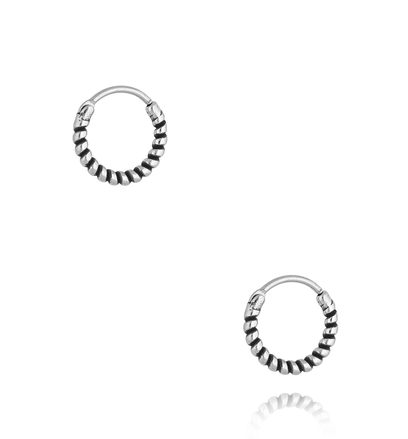 Kolczyki kółeczka srebrne KMITC0110