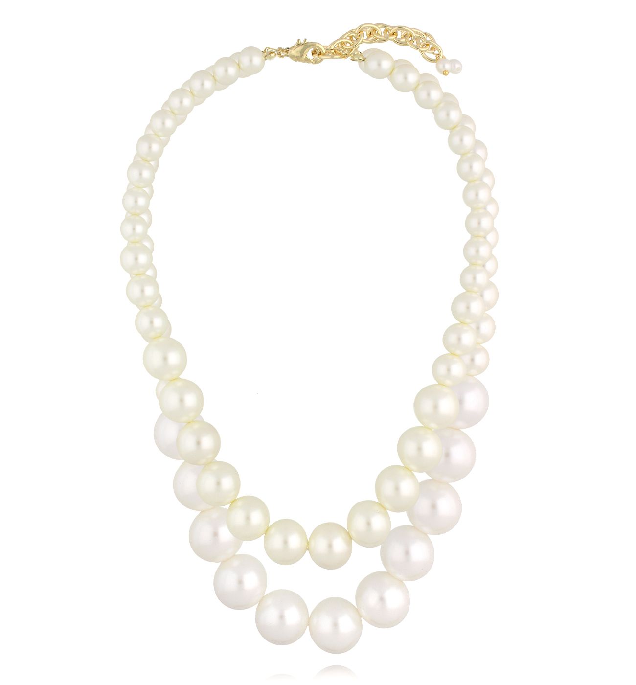 Zestaw dwóch naszyjników z perłami NPE0283