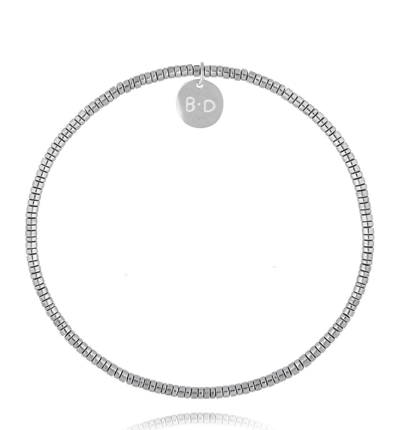 Bransoletka z hematytami - By Dziubeka